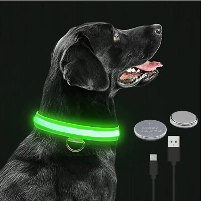 LED Glowing Adjustable Pet Collar