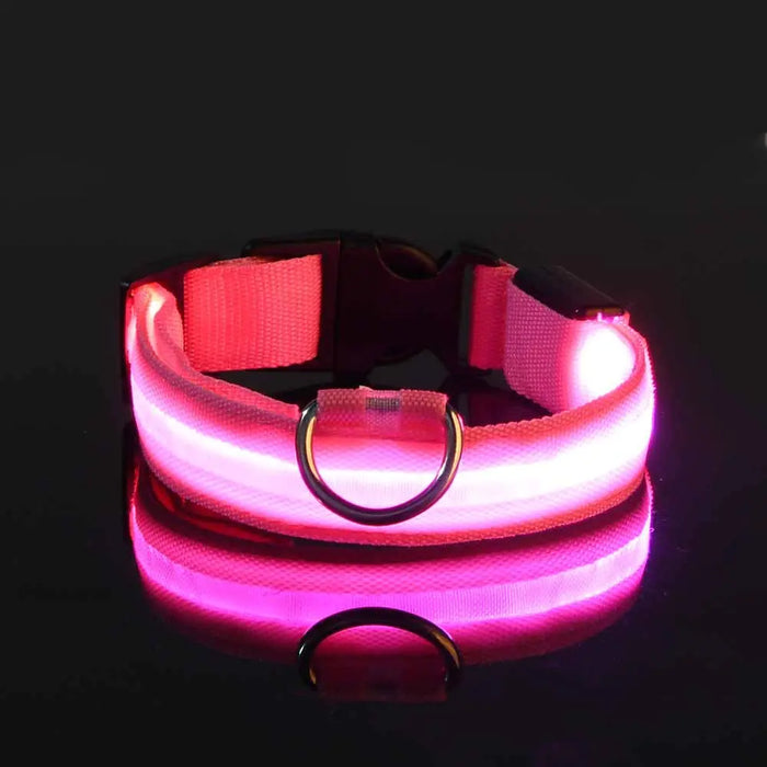 LED Glowing Adjustable Pet Collar