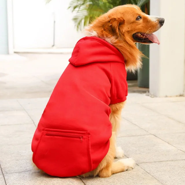 Warm Dog Hoodies for Medium-Large Dogs