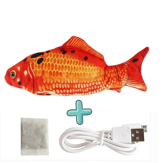 Cat Interactive Electric Floppy Toy Fish