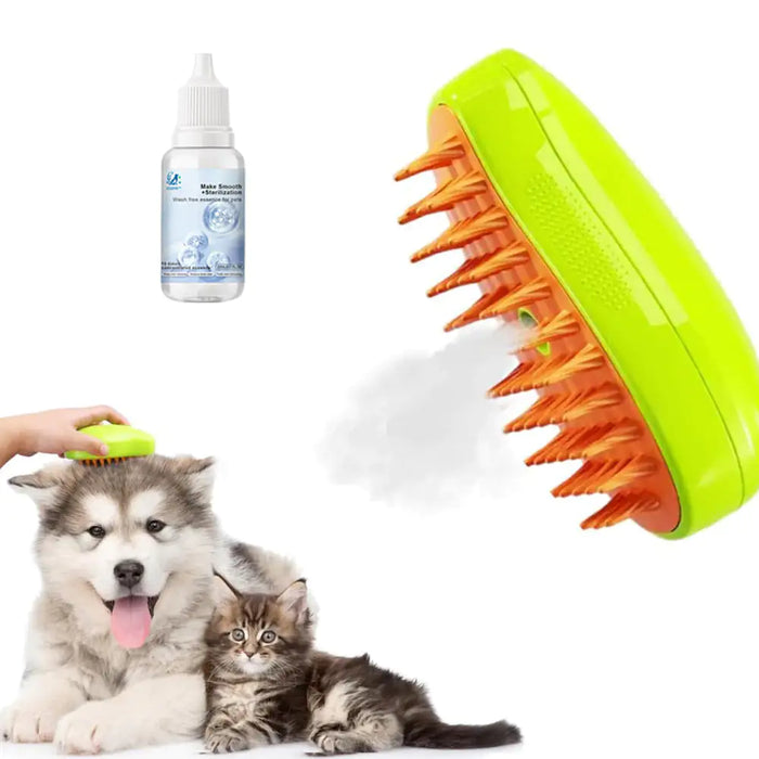 Rechargeable Steam Pet Brush