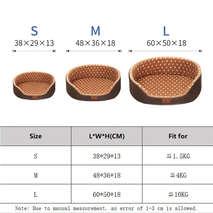 Soft Double-Side Dog Bed